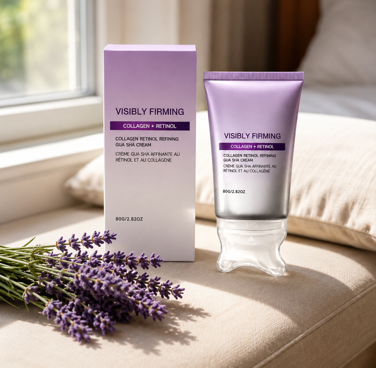 Collagen Retinol Sculpting Cream Gua Sha 2 in 1