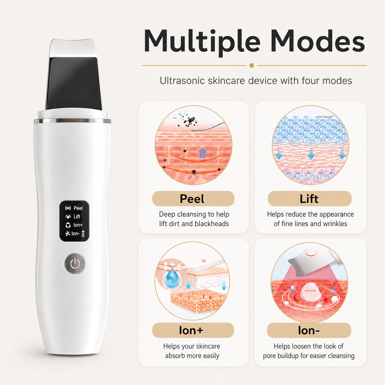 Ultrasonic Skin Scrubber