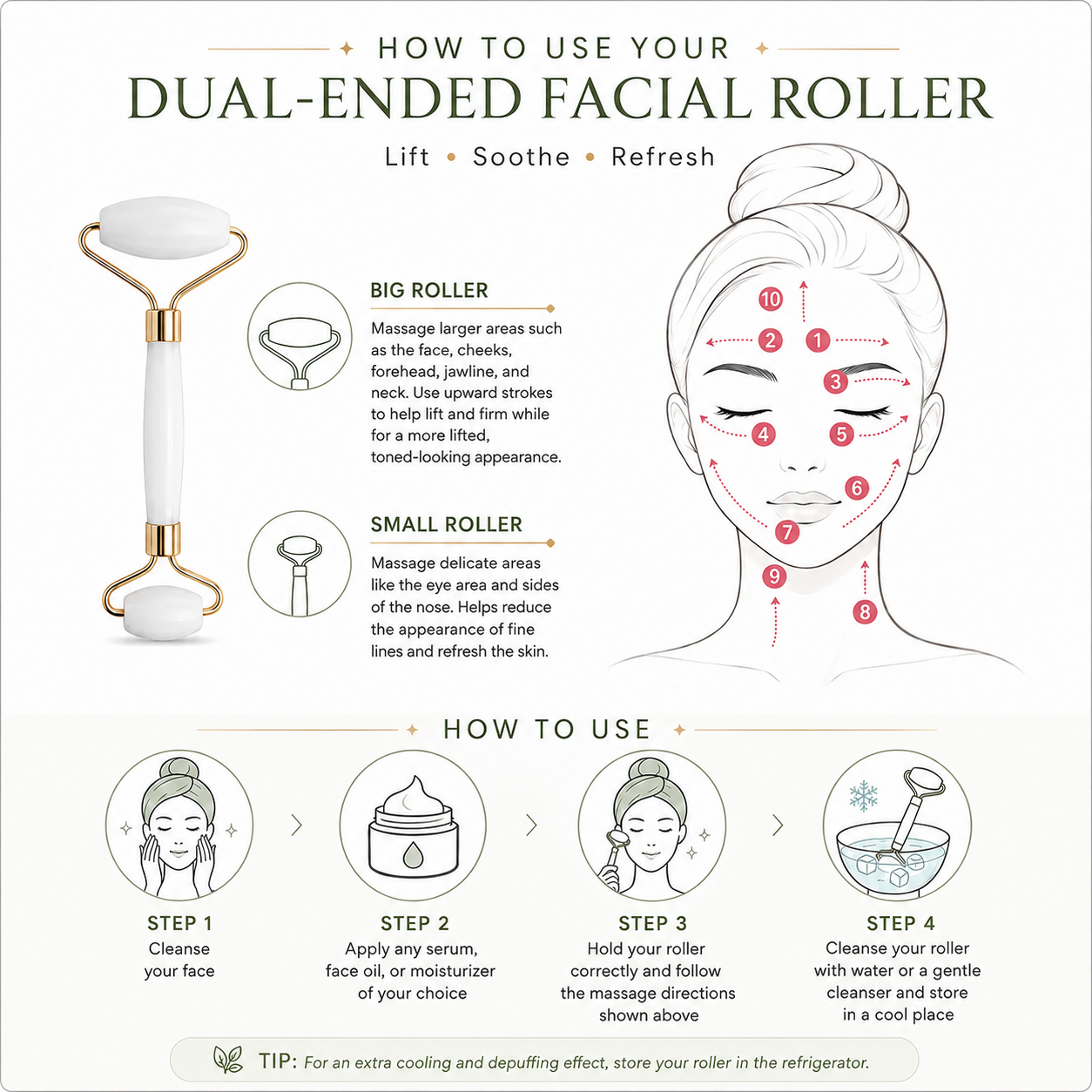 Jade Face Roller